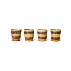 HK Living Tasse à Café Cliffs 70's - Ø 7,5 cm > Tasses & Mugs