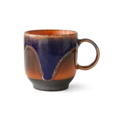 HK Living Tasse à Café en Céramique 70'S Arabica - 10.8 x 7.5 x 8 cm > Tasses & Mugs