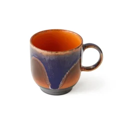 HK Living Tasse à Café en Céramique 70'S Arabica - 10.8 x 7.5 x 8 cm > Tasses & Mugs