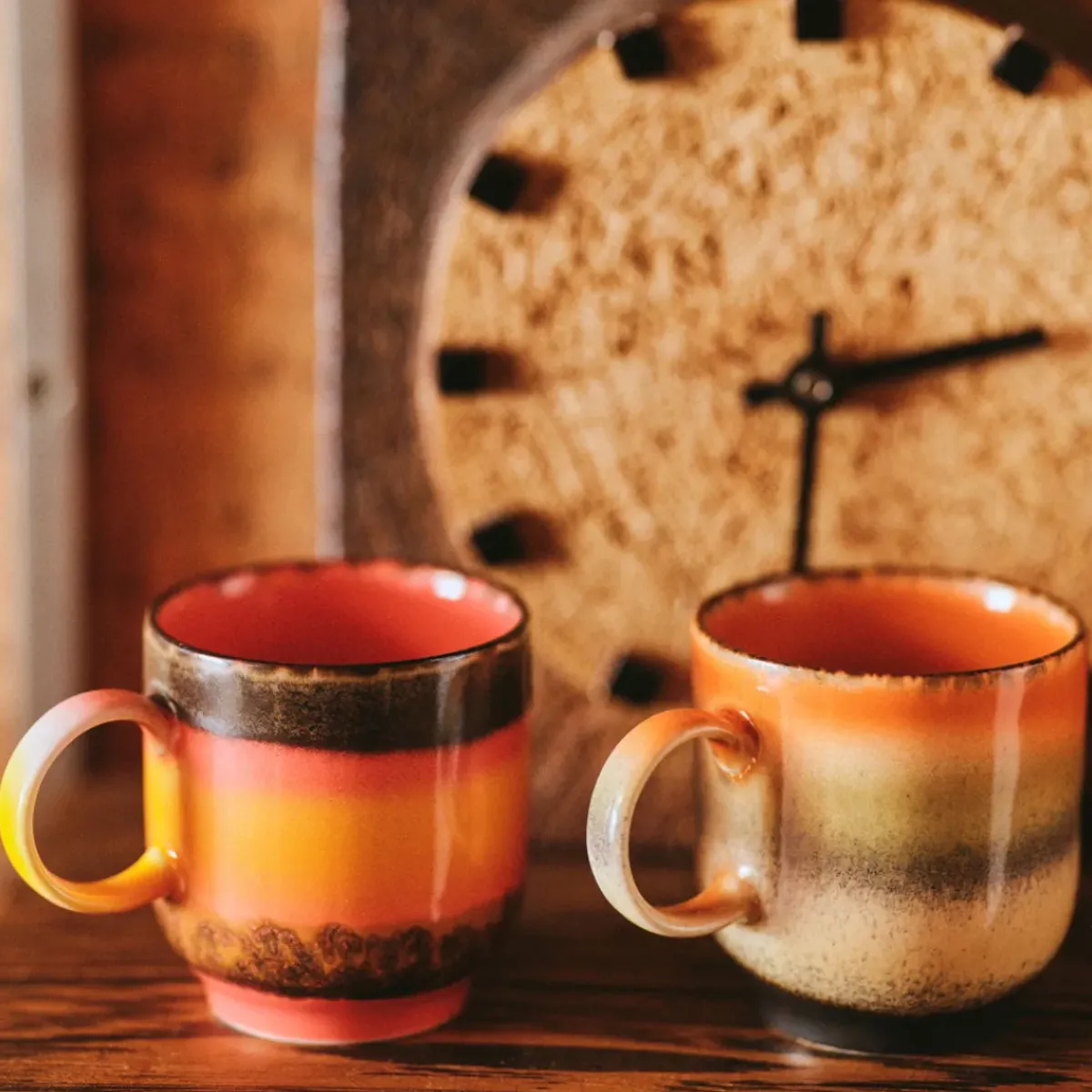 HK Living Tasse à Café en Céramique 70'S Excelsa - 10.8 x 7.5 x 8 cm > Tasses & Mugs