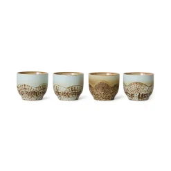 HK Living Tasse à Cafe Shell 70's - 8 x 7 cm > Tasses & Mugs