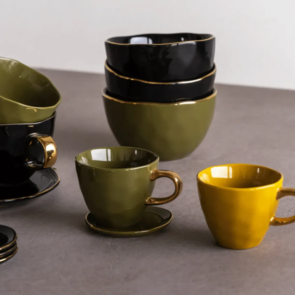 Urban Nature Culture Tasse à café Good Morning Ø 8,3 x 7 cm - Ambre > Tasses & Mugs