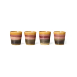 HK Living Tasse à Café Sunset 70's - Ø 7,5 cm > Tasses & Mugs