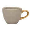 Urban Nature Culture Tasse à espresso Good Morning en céramique Ø 6,3 cm - Gris > Tasses & Mugs