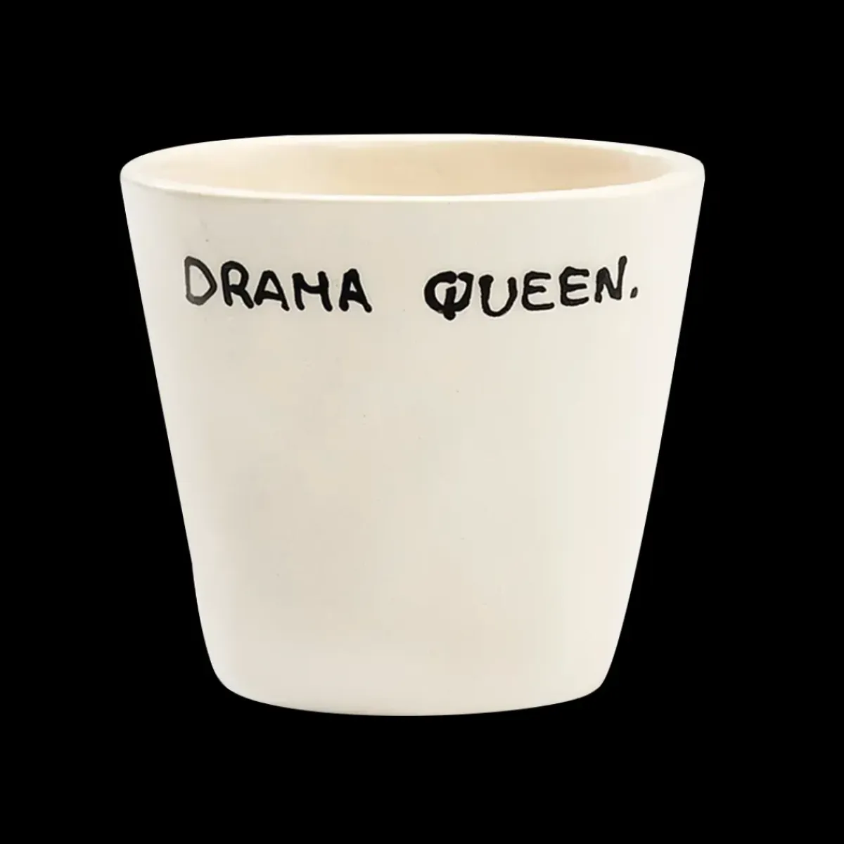 Anna + Nina Tasse Expresso Drama Queen - Blanc > Tasses & Mugs