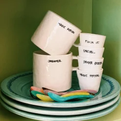 Sélectionné par Fleux Tasse Expresso Fuck It - Blanc > Tasses & Mugs
