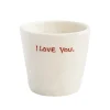 Sélectionné par Fleux Tasse à expresso I Love You - Blanc > Tasses & Mugs