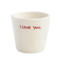 Sélectionné par Fleux Tasse à expresso I Love You - Blanc > Tasses & Mugs