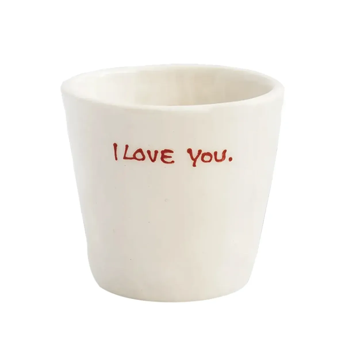 Sélectionné par Fleux Tasse à expresso I Love You - Blanc > Tasses & Mugs