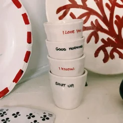 Sélectionné par Fleux Tasse à expresso I Love You - Blanc > Tasses & Mugs