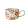 Rice Tasse Fleurs Oranges en céramique > Tasses & Mugs