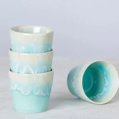 Sélectionné par Fleux Tasse Grespresso en grès céramique - Aqua > Tasses & Mugs