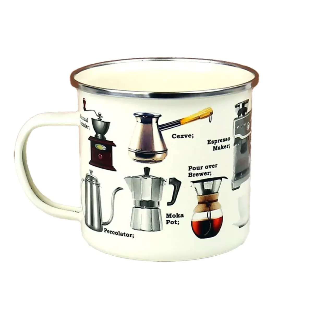 Sélectionné par Fleux Tasse émail Café > Tasses & Mugs
