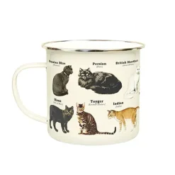 Sélectionné par Fleux Tasse émail Chats > Tasses & Mugs