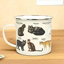 Sélectionné par Fleux Tasse émail Chats > Tasses & Mugs