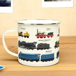 Sélectionné par Fleux Tasse émail Trains > Tasses & Mugs