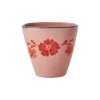 Rice Tasse ovale Fleurs Oranges en céramique > Tasses & Mugs