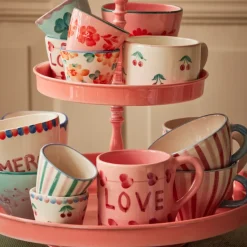 Rice Tasse à rayures en céramique > Tasses & Mugs