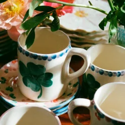 Rice Tasse Trèfle peint à la main en céramique > Tasses & Mugs