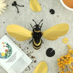 Assembli Trophée Origami Abeilles Ailes Dorées > Enfant Décorations Enfant|Art Mural
