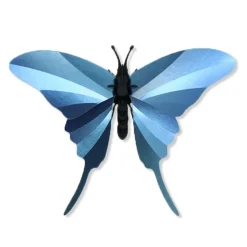 Assembli Trophée Origami Papillon Swordtail - Bleu Azur > Enfant Décorations Enfant|Art Mural