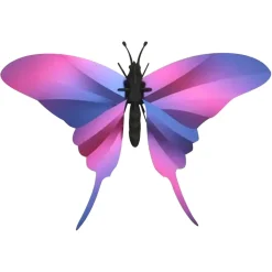 Assembli Trophée Origami Papillon Swordtail - Purple metallic > Enfant Décorations Enfant|Art Mural