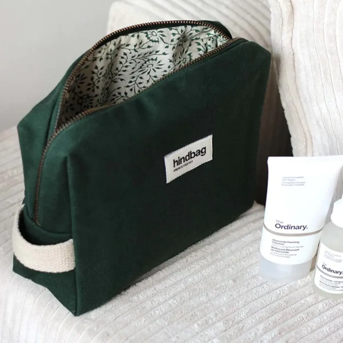 Hindbag Trousse de toilette Léon - Sapin > Femme Biologique|Sacs & Cabas