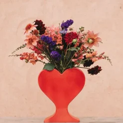 Sélectionné par Fleux Vase Cœur - Rouge > Vases