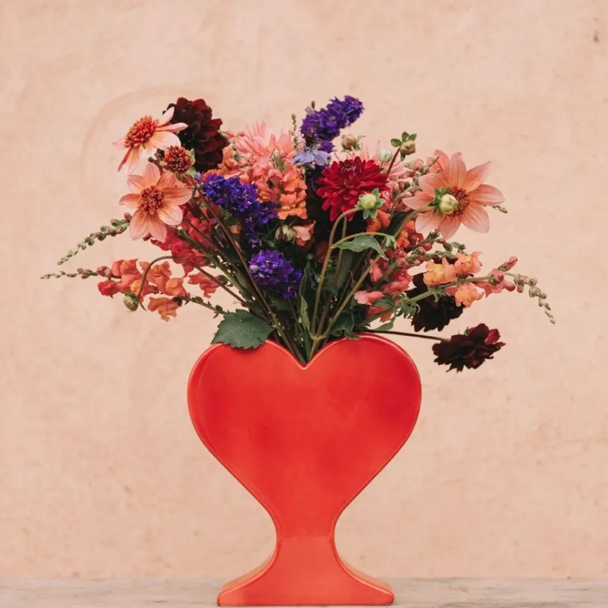 Sélectionné par Fleux Vase Cœur - Rouge > Vases