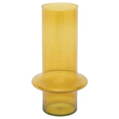 Urban Nature Culture Vase en verre recyclé - Jaune > Recyclé|Objets De Décoration