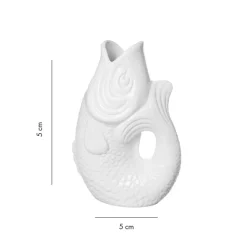 Sélectionné par Fleux Vase Monsieur Carafon Poisson - Blanc > Vases