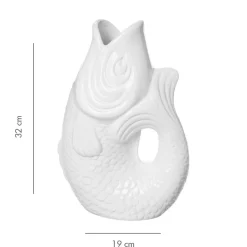 Sélectionné par Fleux Vase Monsieur Carafon Poisson - Blanc > Vases