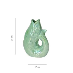 Sélectionné par Fleux Vase Monsieur Carafon Poisson - Rainbow Mint > Vases