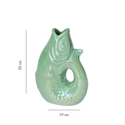 Sélectionné par Fleux Vase Monsieur Carafon Poisson - Rainbow Mint > Vases