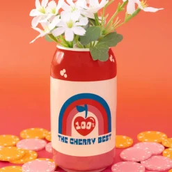 Sélectionné par Fleux Vase Soda Lucky Cherry Cream > Vases