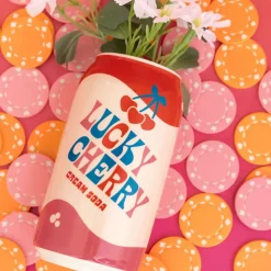 Sélectionné par Fleux Vase Soda Lucky Cherry Cream > Vases