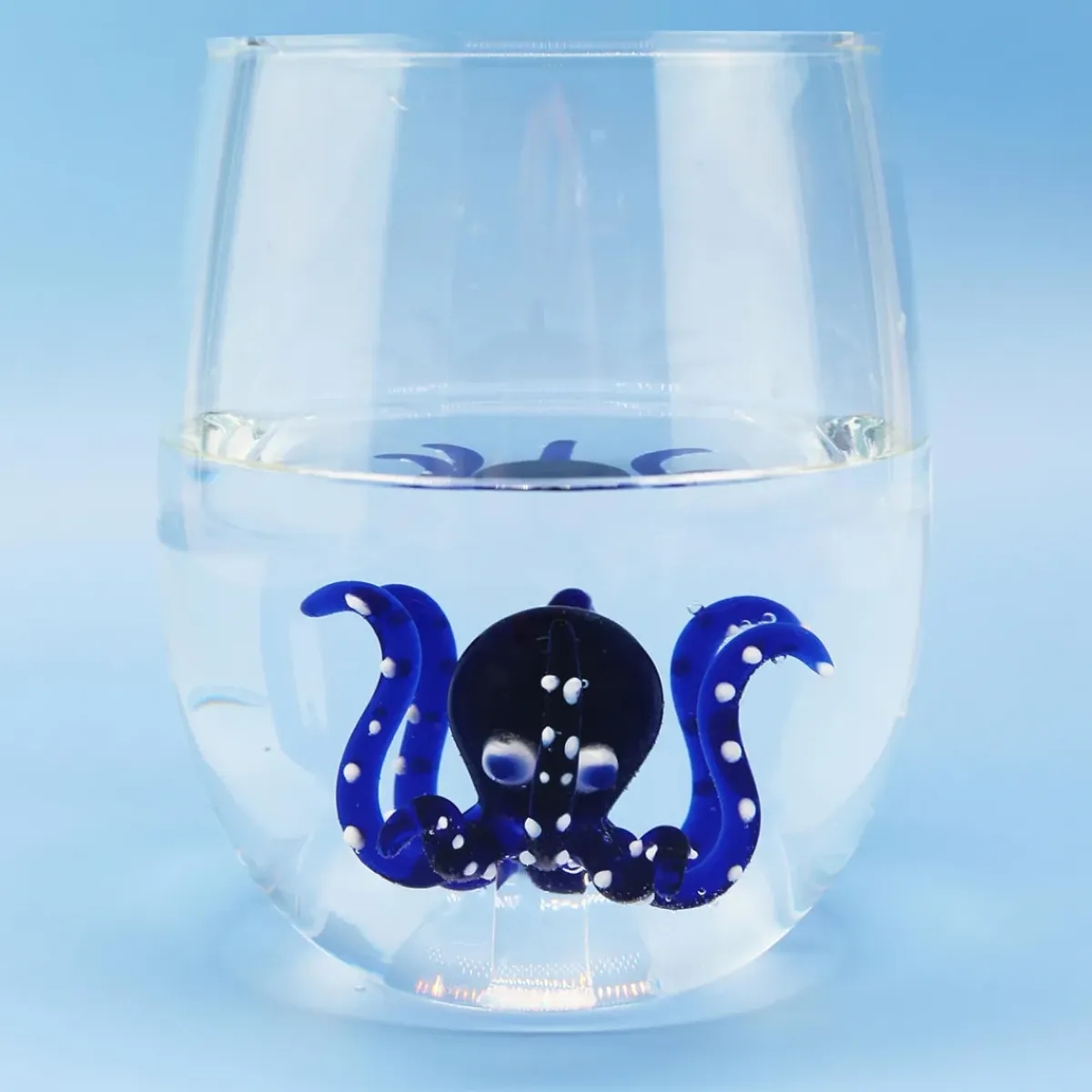 Sélectionné par Fleux Verre pieuvre - Bleu > Carafes & Verres