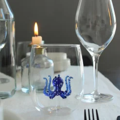 Sélectionné par Fleux Verre pieuvre - Bleu > Carafes & Verres