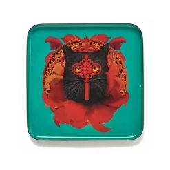 Gangzai Vide-poche carré Chachino en fer - 15 × 15 cm > Fabrication Artisanale|Objets De Décoration