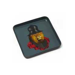 Gangzai Vide-poche carré Lion Quichotte > Fabrication Artisanale|Objets De Décoration