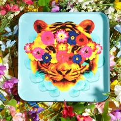 Gangzai Vide-poche carré Masktiger - 15 × 15 cm > Fabrication Artisanale|Objets De Décoration