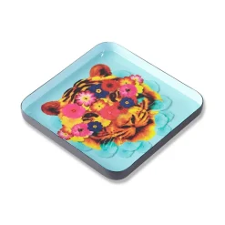 Gangzai Vide-poche carré Masktiger - 15 × 15 cm > Fabrication Artisanale|Objets De Décoration