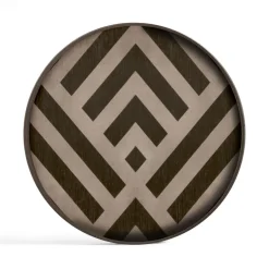 Ethnicraft Vide-poche en bois - Graphite Chevron - 30 x 30 cm > Vide-poches