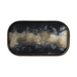 Ethnicraft Vide poche en verre Black Organic > Vide-poches