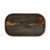 Ethnicraft Vide-poche en verre - Bronze Organic - 42 x 24 cm > Vide-poches