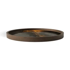 Ethnicraft Vide-poche en verre - Bronze Organic - Ø 30 cm > Vide-poches
