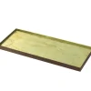 Ethnicraft Vide-Poche en verre et feuille d'or - Gold leaf - 46 x 18 cm > Vide-poches
