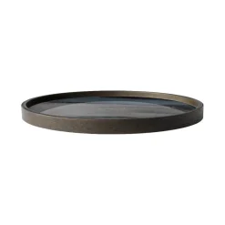 Ethnicraft Vide poche en verre Graphic Organic Ø 30 cm > Vide-poches