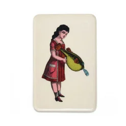 Gangzai Vide-poche rectangulaire Giselle en fer - 14 × 21,5 cm > Fabrication Artisanale|Objets De Décoration